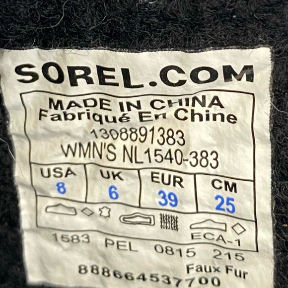 SOREL Pre-owned Women Waterproof insulated Joan Of Arctic Suede Olive Size 8 - Picture 6 of 9